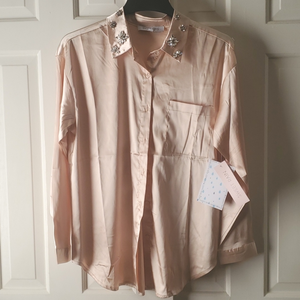 Collared Women's Shirt sz M